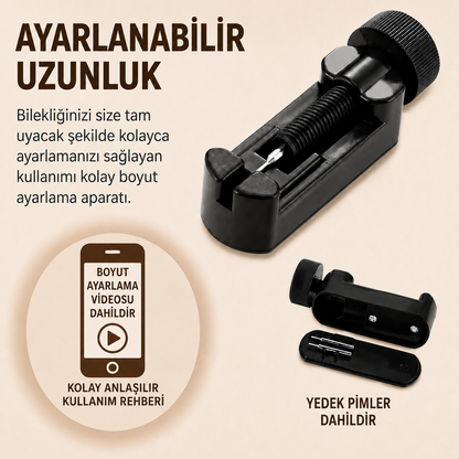 Bakırcı Efendi™ – Yüksek Manyetik Etkili Saf Bakır Erkek Bilekliği