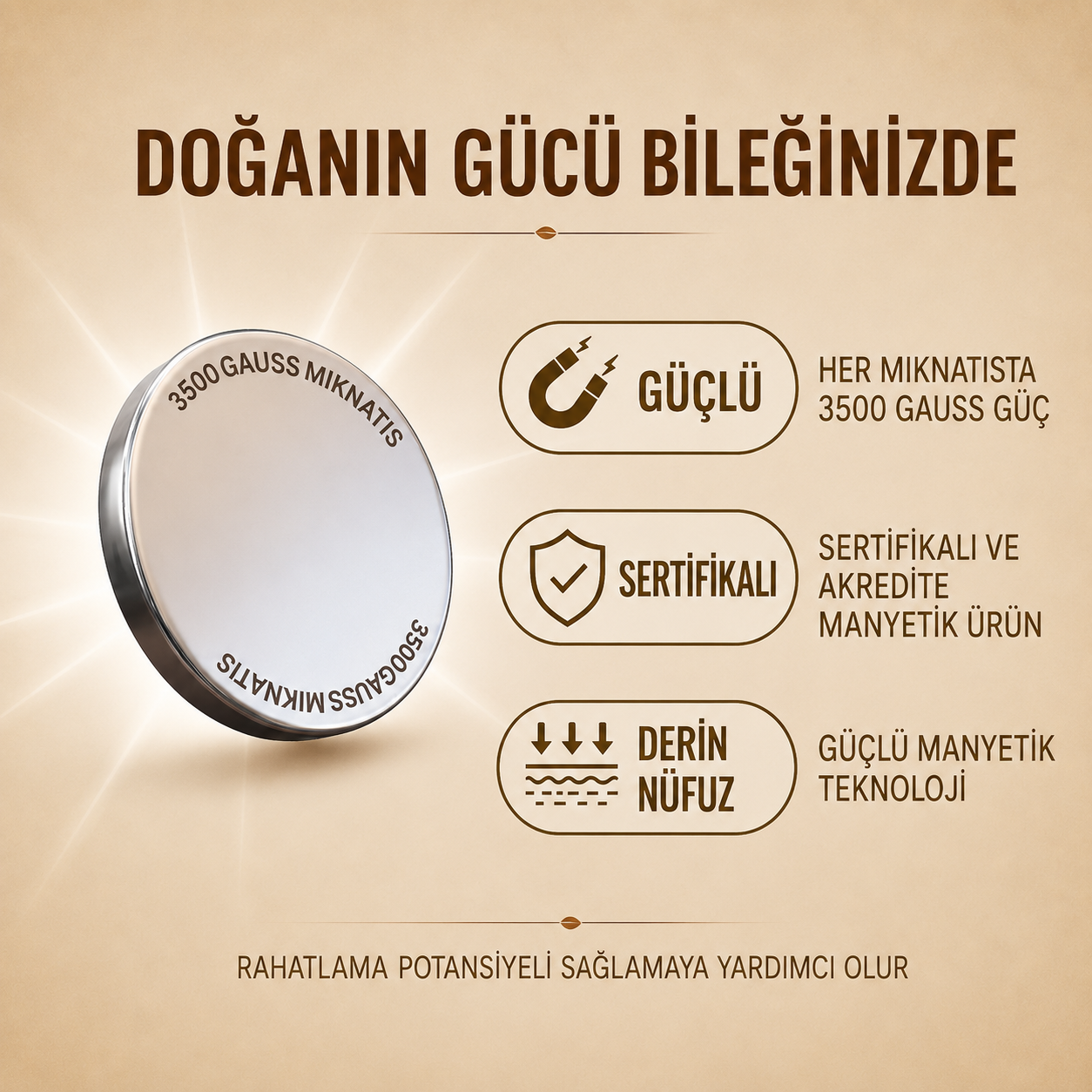 Bakırcı Efendi™ – Yüksek Manyetik Etkili Saf Bakır Erkek Bilekliği